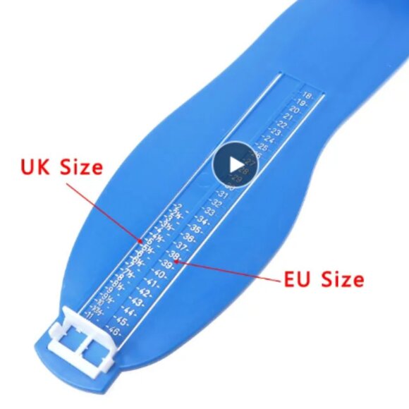 Child & Adult Foot Measuring Device for UK and EU sizes  (SKU: 25MI) - Picture 5 of 5